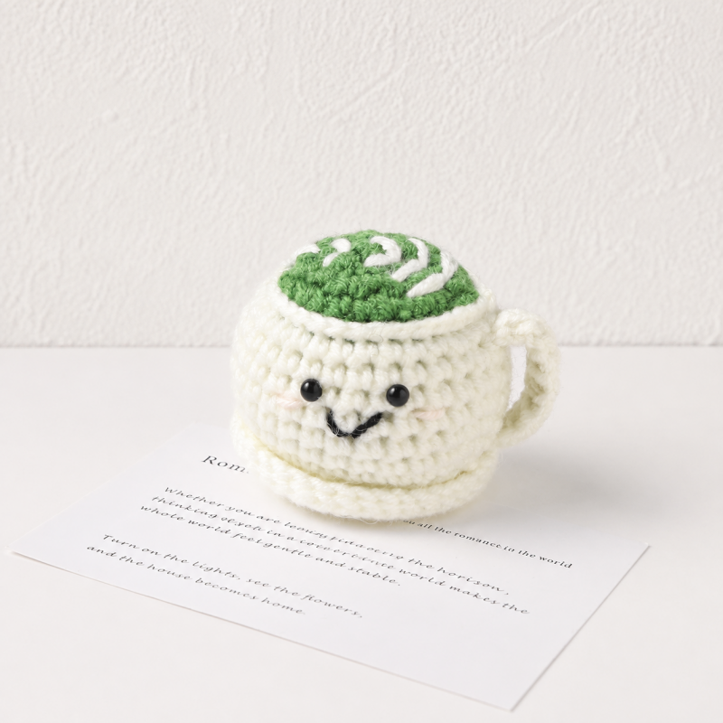 CouldNook Yarn Drink Cup Ornament - Assorted Topping Details