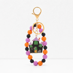 CouldNook Halloween Beaded Keychain - Colorful Loops and Character Pendants