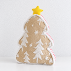 CouldNook Christmas Tree Cushion - Raised Patterns And Three Color Choices