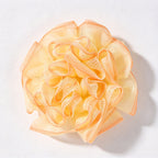 CouldNook Rose Soap Pouch - Ruffled Mesh Flower and Rear Pocket