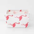 CouldNook Printed Fabric Storage Bin - Side Handle Basket
