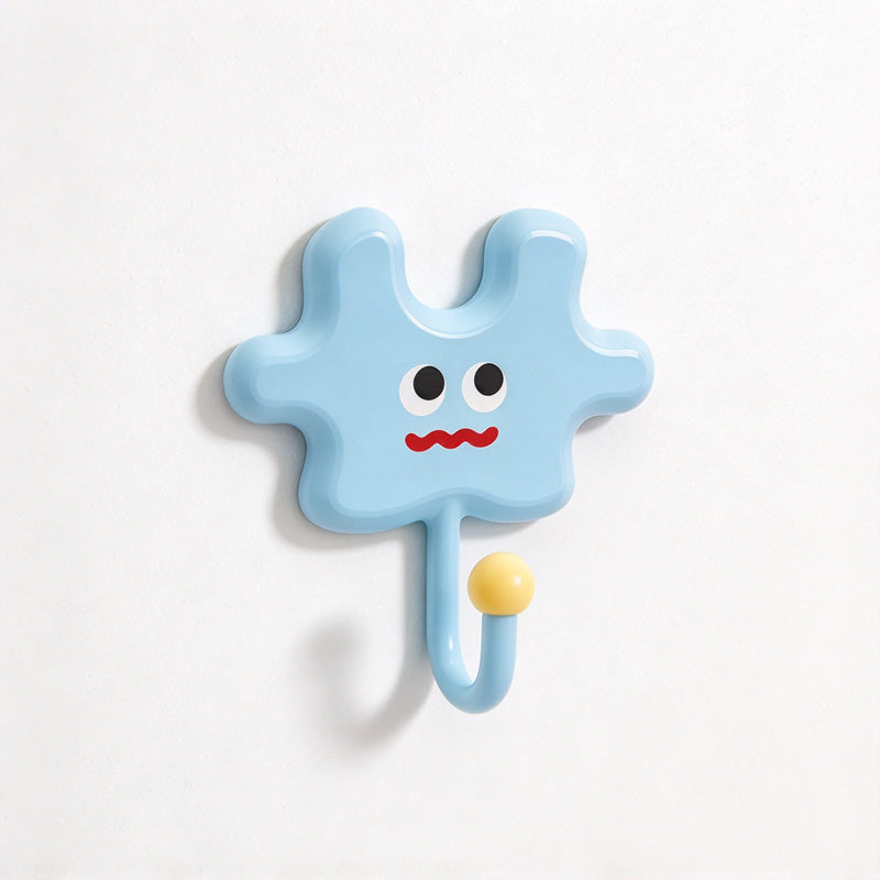 CouldNook Puzzle Adhesive Hook Set - Character Faces and Rounded Tips