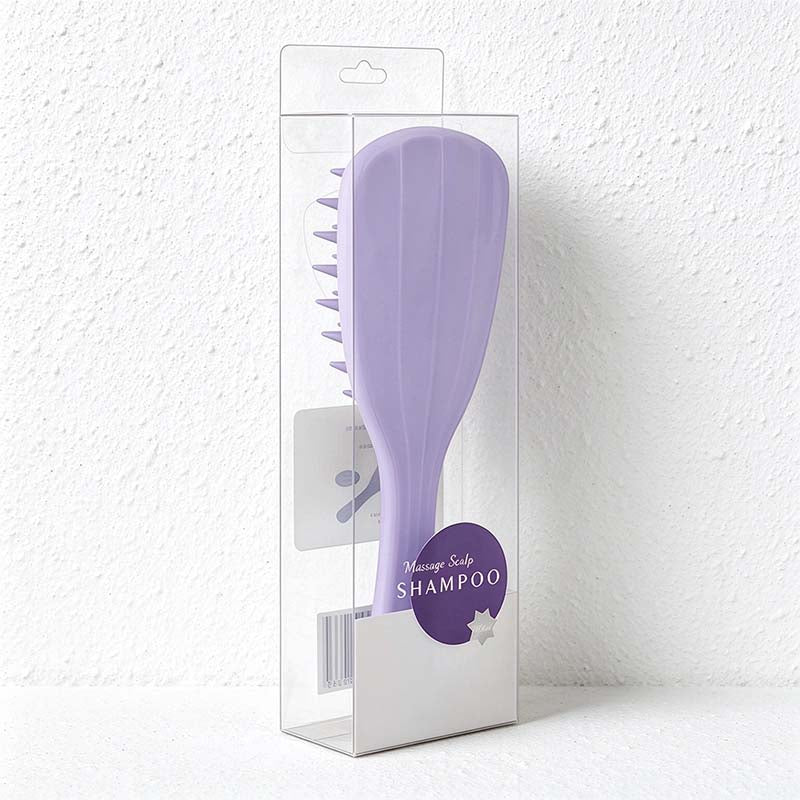 CouldNook Ginkgo Shampoo Brush - Long Handle Silicone Teeth