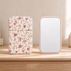 CouldNook Folding Pocket Mirror - Rounded Corners And Fold-Out Support