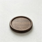 CouldNook Snail Wood Coaster Holder - Stacked Round Design