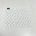 CouldNook Ruffle Trim Quilted Kitchen Pad - Soft Layered Table Accent