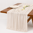 CouldNook Gauze Table Runner - Three Measured Length Options