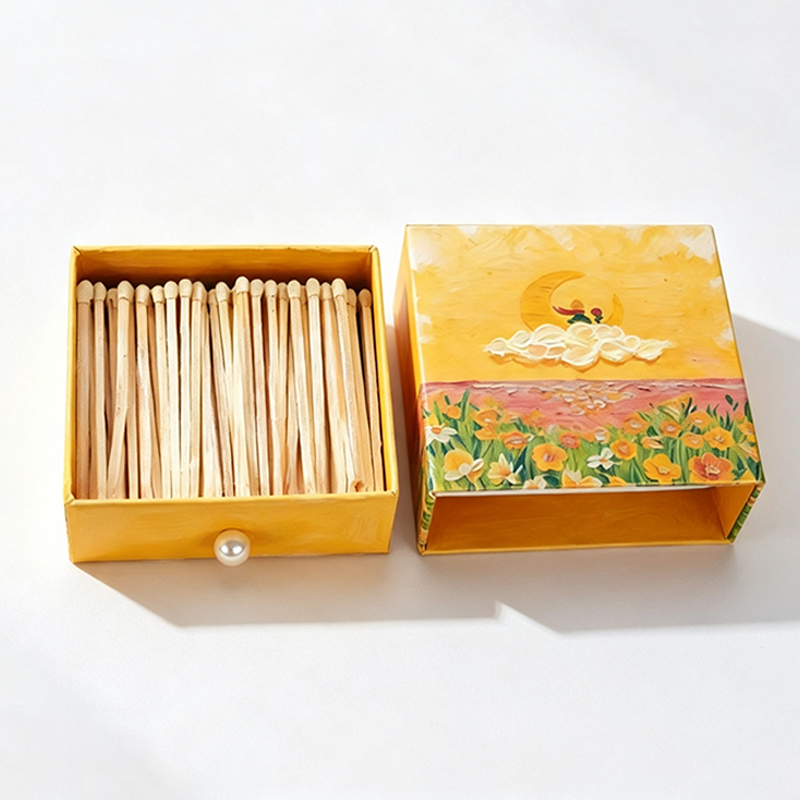 CouldNook Decorative Matchbox Wooden Matches Home Candle Accent