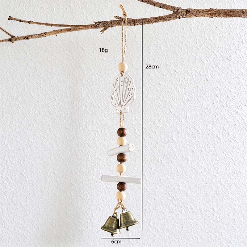 CouldNook Coastal Bell Hanging - Beads and Cutouts