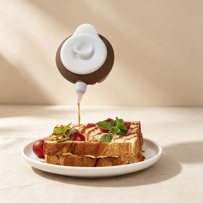 CouldNook Silicone Piping Dispenser - Controlled Handled Squeeze-Pour Design