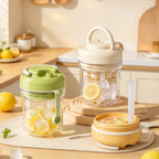 CouldNook Ice-Making Cup - Clear Body and Press-Release Lid