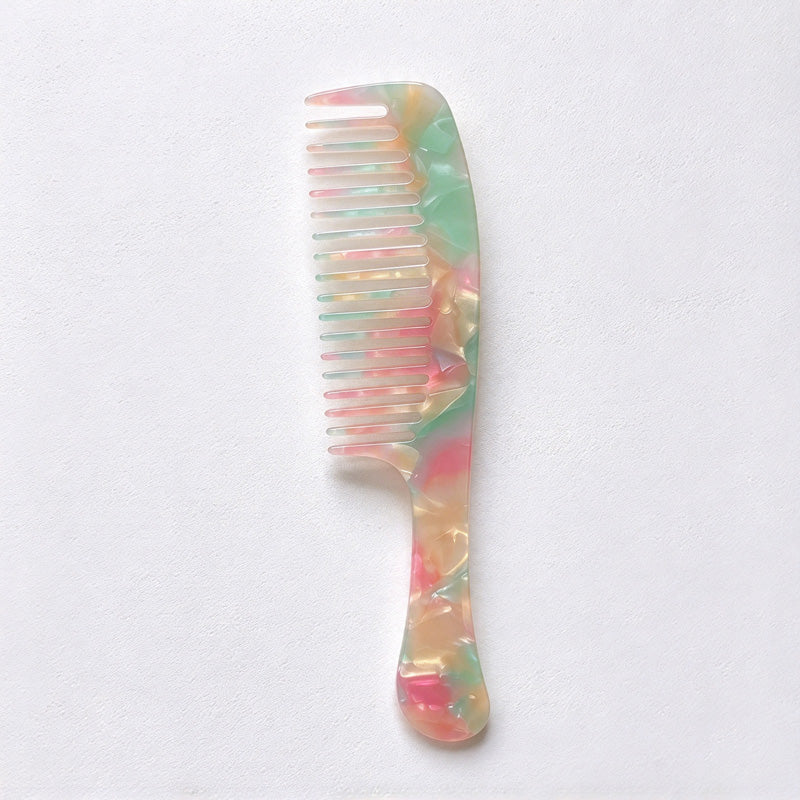 CouldNook Acetate Handle Comb - Marbled and Spotted Patterns