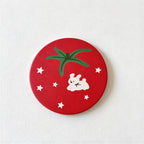 CouldNook Illustrated Coaster - Ceramic Disc and Colorful Seasonal Motifs