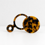 CouldNook Round Hand Mirror - Swivel Cover And Short Loop Handle