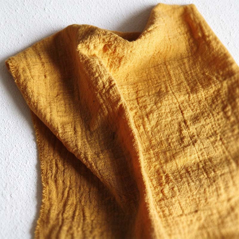 CouldNook Textured Table Cloth - Solid Colors and Soft Frayed Edges