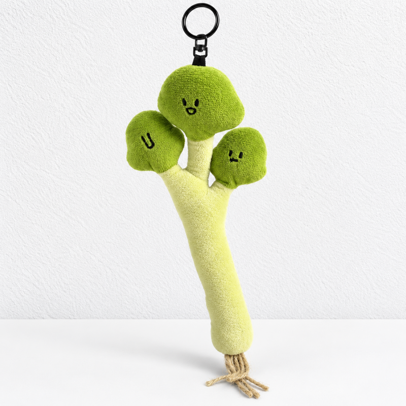 CouldNook Plush Novelty Charm - Smiling Food and Botanical Character Designs