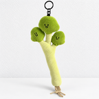 CouldNook Plush Novelty Charm - Smiling Food and Botanical Character Designs