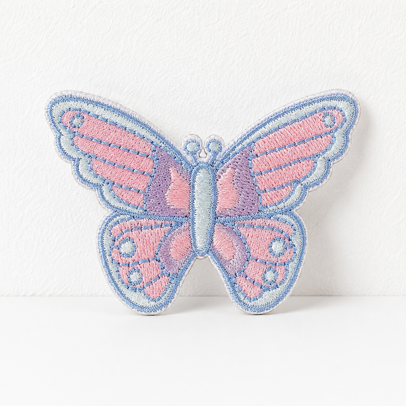 CouldNook Butterfly Embroidered Patch - Colorful Wing Pattern Options