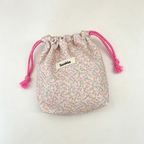 CouldNook Floral Drawstring Mini Organizer Bag - Softly Ordered Essential