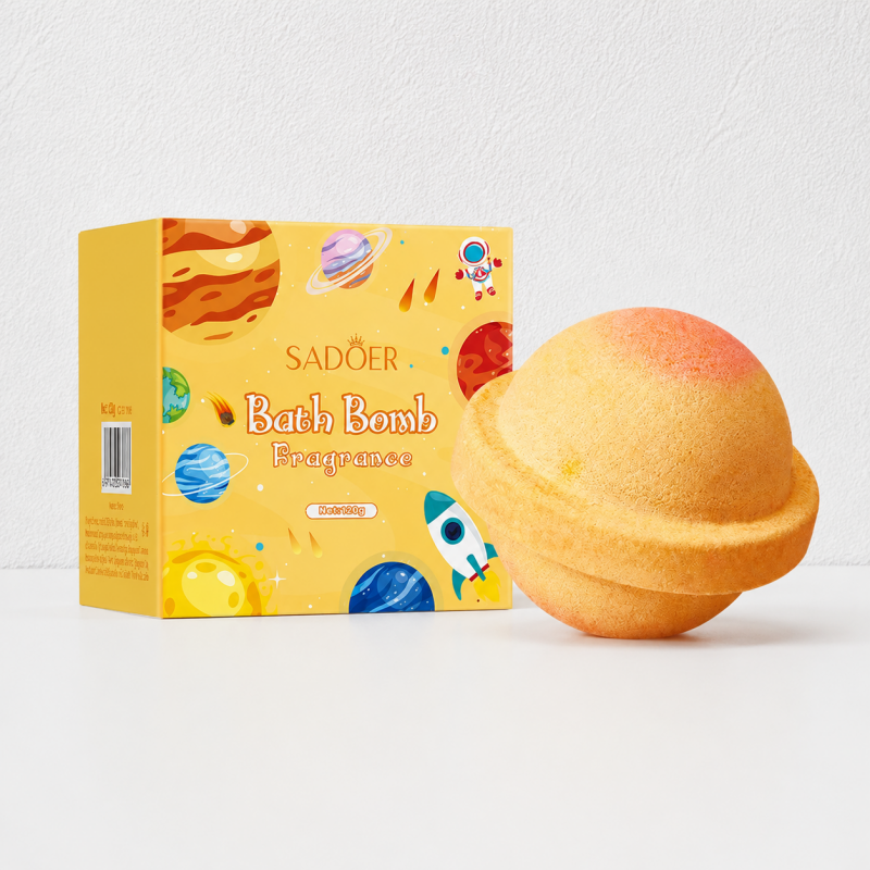 CouldNook Planet Bath Bomb - Ringed Sphere and Color Options