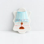 CouldNook Ceramic Lamp Refrigerator Magnet - Hand Painted Glow