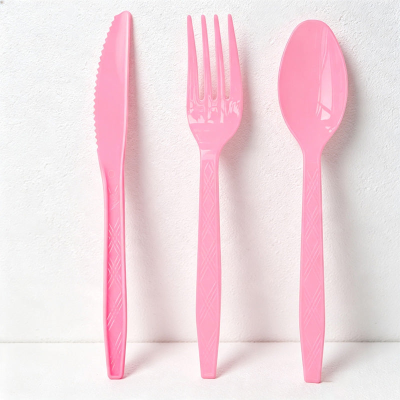 CloudNook Pink Ghost Halloween Party‑Disposable Tableware 9-Piece Set