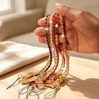 CouldNook Rhinestones Set Wrist Phone Strap with Closely Set Reflective Stones