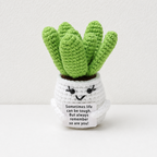 CouldNook Yarn Plant Doll Ornament - Heart and Floral Shapes