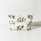 CouldNook Leaf Pattern Cosmetic Bag - Vanity Storage Accent