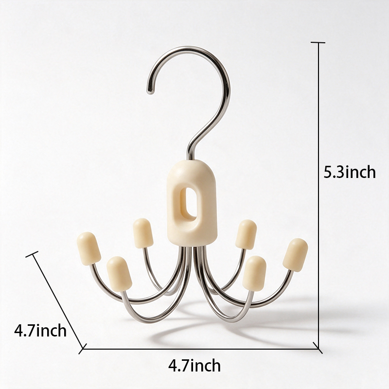 CouldNook Rotating Wardrobe Hook Clip - Thoughtful Travel Companion