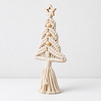 CouldNook Macrame Christmas Tree Ornament - Knotted Cord