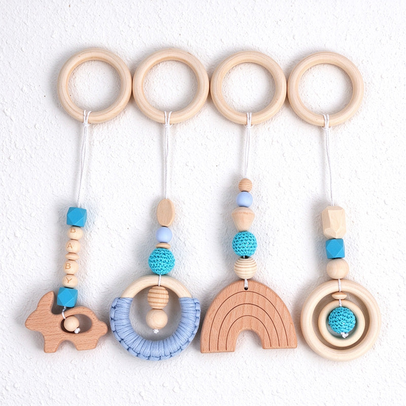 Four-Piece Baby Gym Hanging Toy Set