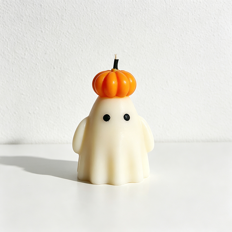 CloudNook Ghost Pumpkin Scented Candle‑Halloween Aroma Candle