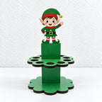 CouldNook Christmas Money Holder - Character Topper and Tiered Stand