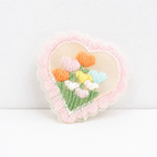 CouldNook Framed Floral Patch - Lace Border and Flower Designs