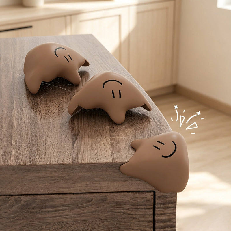 CouldNook Silicone Corner Protector - Playful Cartoon Shark Shape