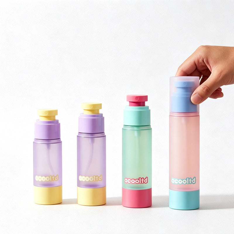 CouldNook Vacuum Travel Lotion Bottle - Refillable Press Container