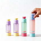 CouldNook Vacuum Travel Lotion Bottle - Refillable Press Container
