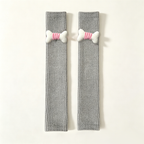 CouldNook Bow Pom Slouch Socks - Playful Sneaker Accent