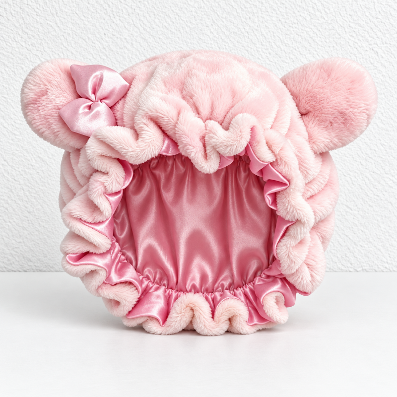 CouldNook Sleep Bonnet - Plush Ears And Bow