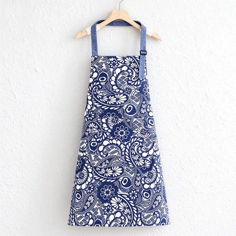 CouldNook Patterned Neck Strap Apron - Adjustable Kitchen Coverage