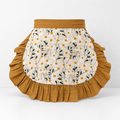 Apricot Daisy Half Apron