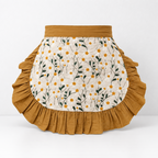 CouldNook Patterned Cooking Apron - Visible Embroidered Detail Kitchen Wear