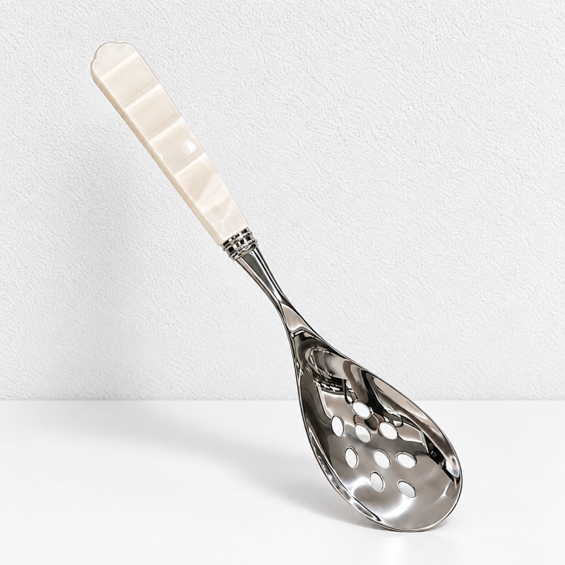 CouldNook Acrylic Handle Flatware - Pearlescent Dining and Serving Collection
