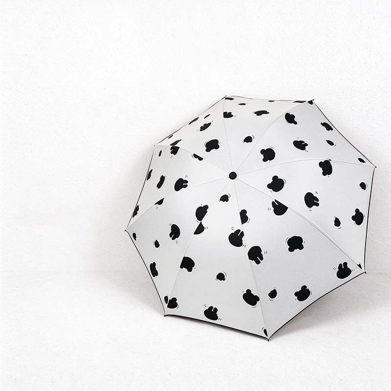 Folding Umbrella Collection - Printed Solid and Gradient Canopies