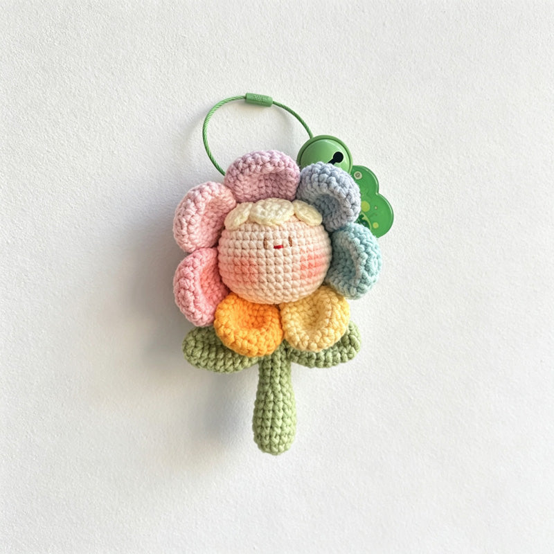 CouldNook Plush Flower Doll Ornament - Six Petal Colors