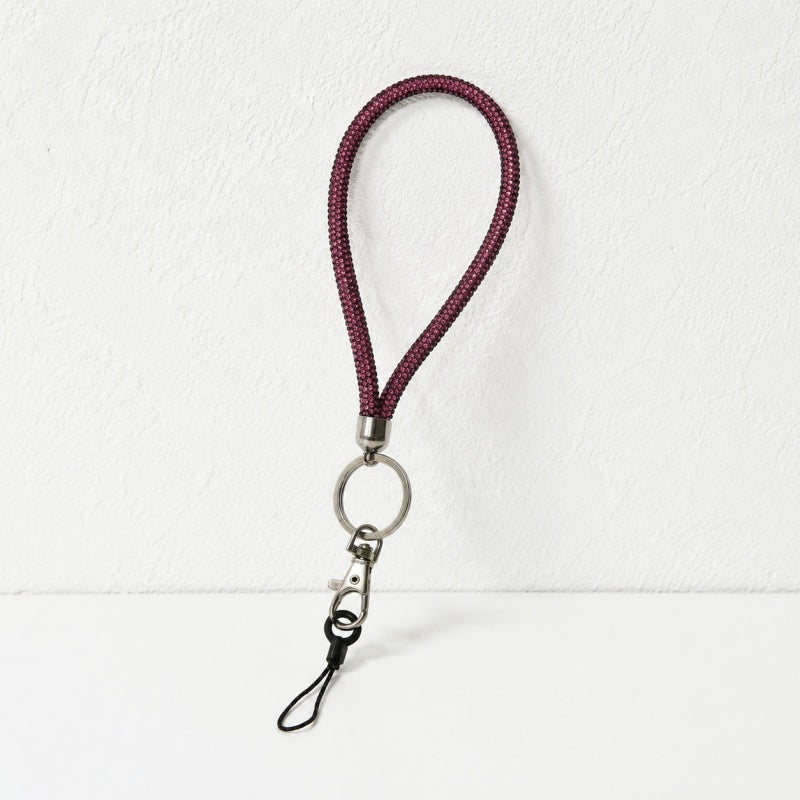 CouldNook Rhinestone Wrist Lanyard Strap - Keyring and Clasp