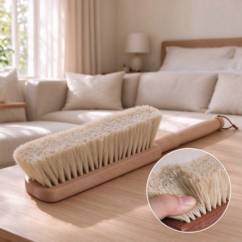 CouldNook Bed Dusting Brush - Six Row Beech Handle