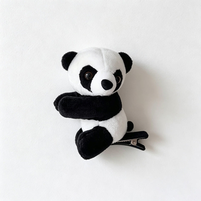 CouldNook Mini Panda Plush Clip - Hugging Character Design