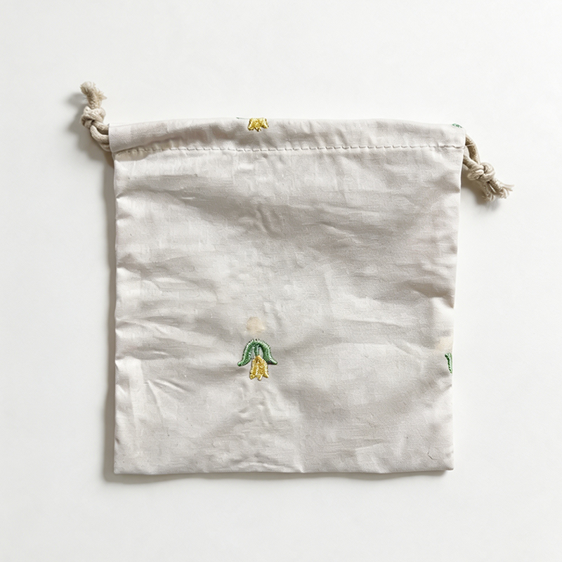 CouldNook Scenic Embroidery Drawstring Organizer Bag - Neat Corner Addition